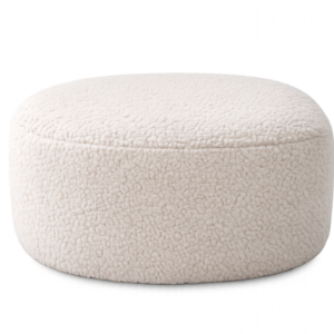 Luna Bouclé Ottoman