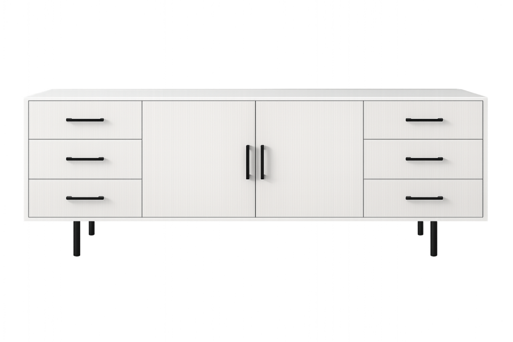 Luna White Sideboard