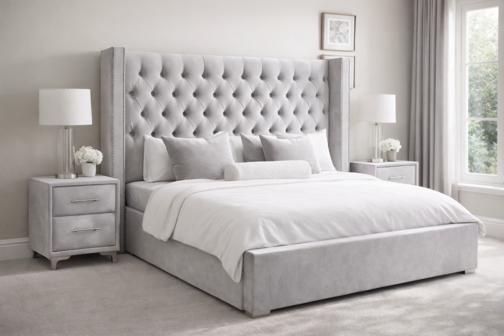 The Kensington Wingback Bed Set